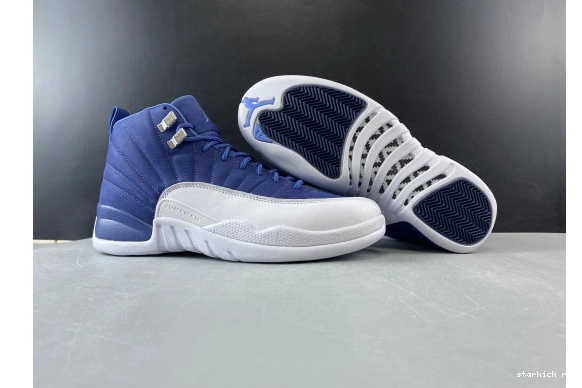 Jordan Stone Blue 130690-404 Retro 130690-404 12 Air 0729